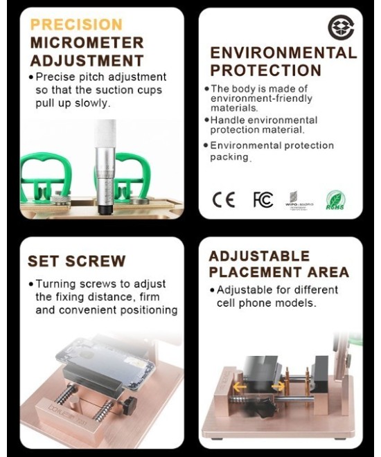 Separador de pantallas BAKU BA-7231