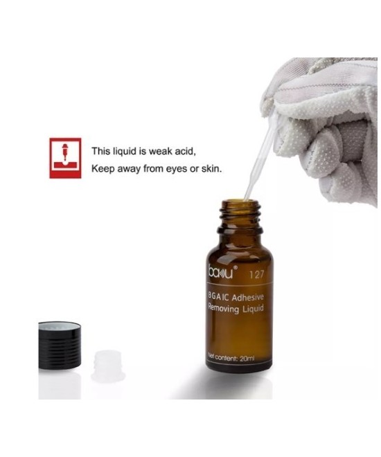 Removedor liquido de pegamento para IC BGA BAKU BA-127 20ML