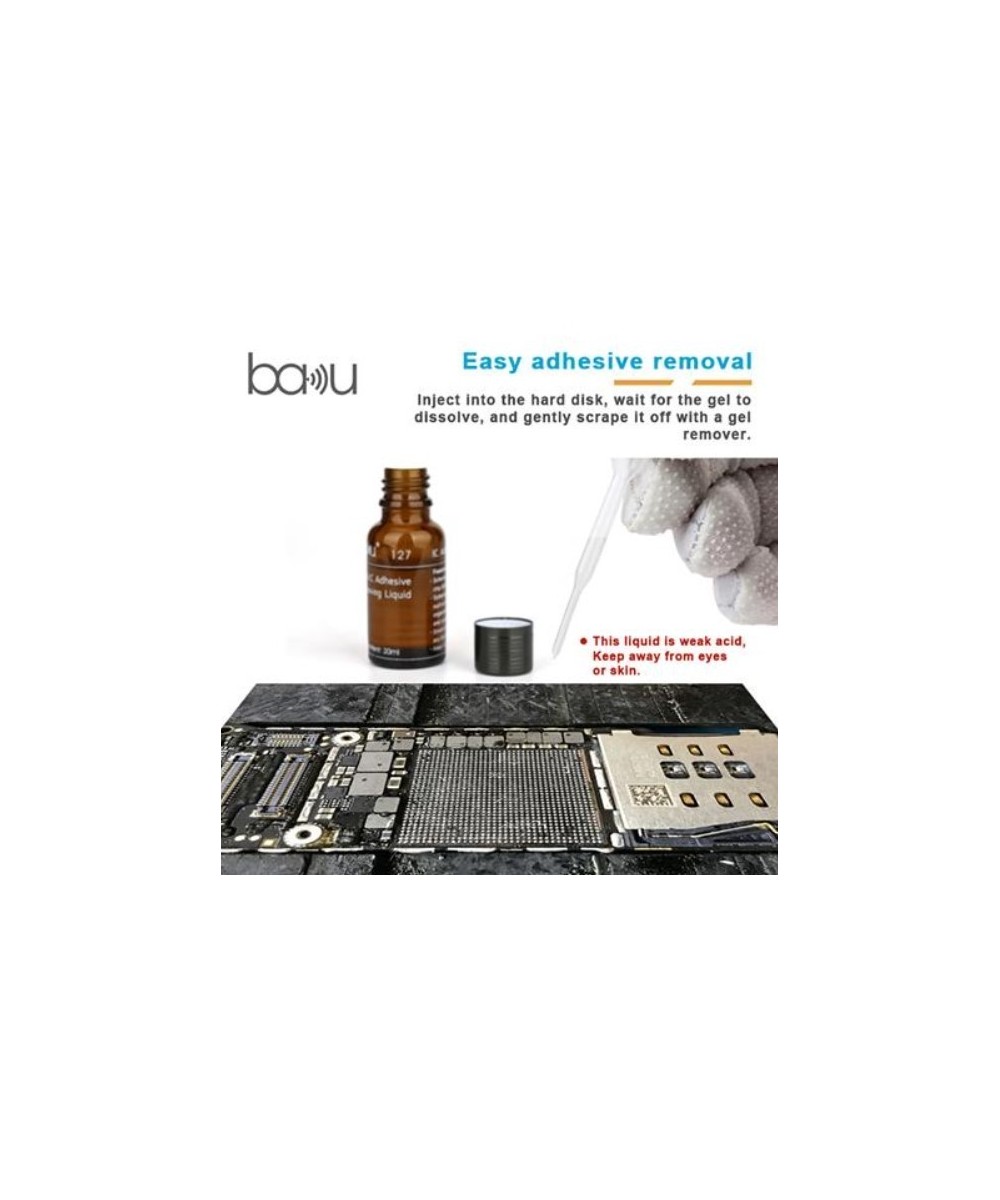 Removedor liquido de pegamento para IC BGA BAKU BA-127 20ML