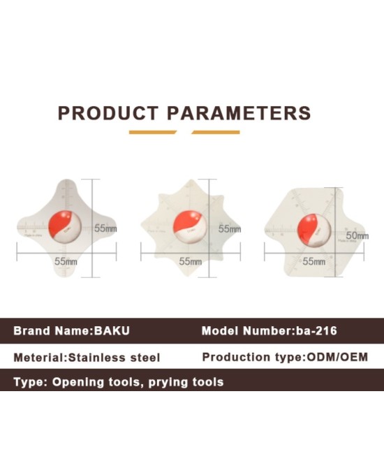 Herramienta de apertura BAKU BA-216 (3U)