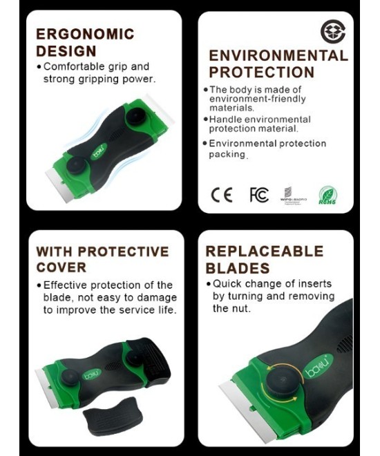 Herramienta de limpieza cuchilla doble BAKU BA-7384