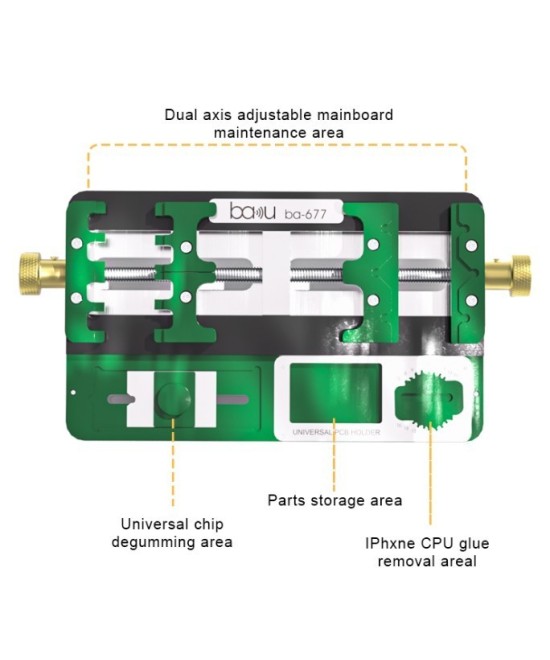 Fijador de tarjetas PCB BAKU BA-677