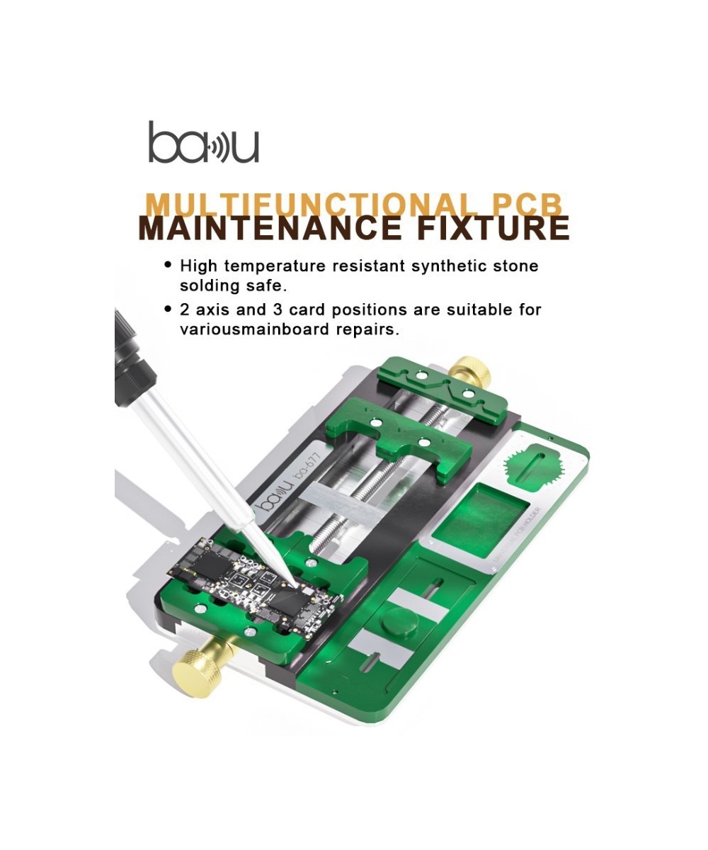 Fijador de tarjetas PCB BAKU BA-677