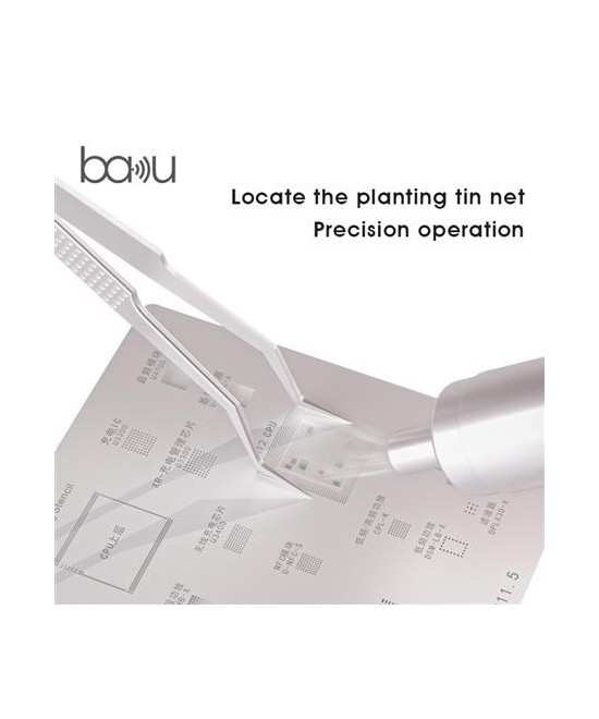 Pinza de acero inoxidable BAKU BA 7sa-14