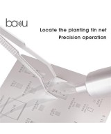 Pinza de acero inoxidable BAKU BA 7sa-14