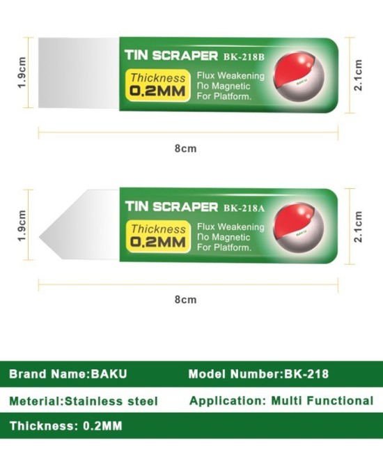 Herramienta de apertura BAKU BA-218 (2U)