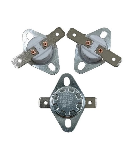 Termostato ceramico KSD302 NC 16A 40°C - 145°C /