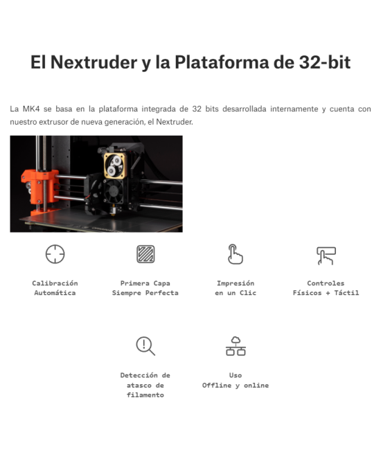 Impresora 3D PRUSA MK4