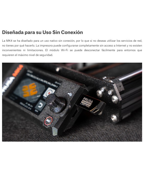 Impresora 3D PRUSA MK4