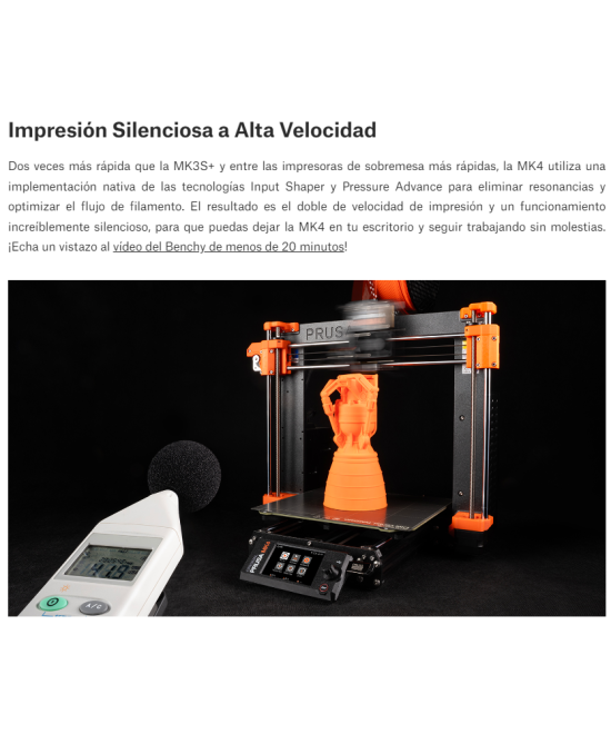 Impresora 3D PRUSA MK4