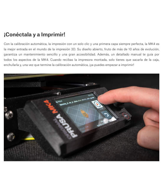 Impresora 3D PRUSA MK4