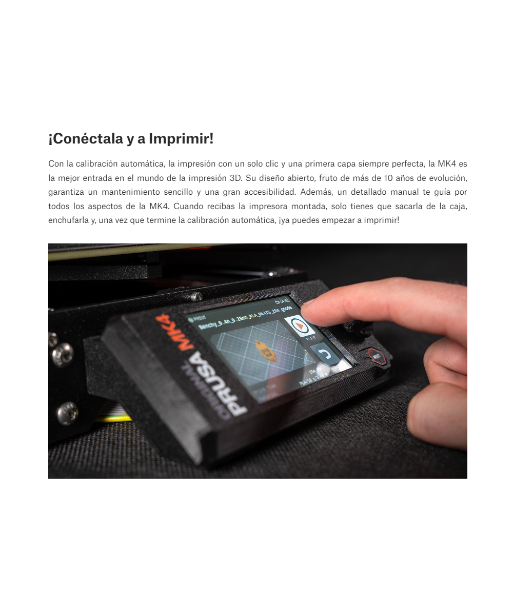 Impresora 3D PRUSA MK4