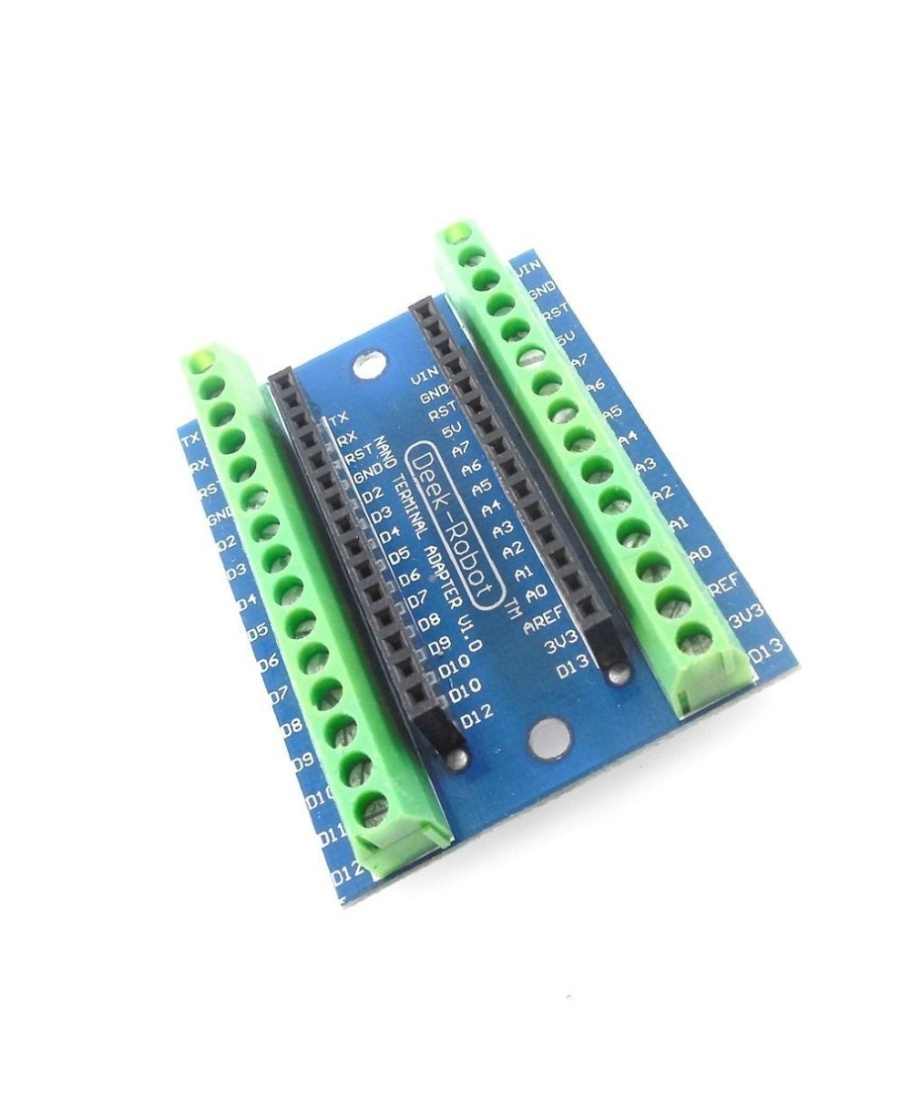 Shield adaptador para arduino nano