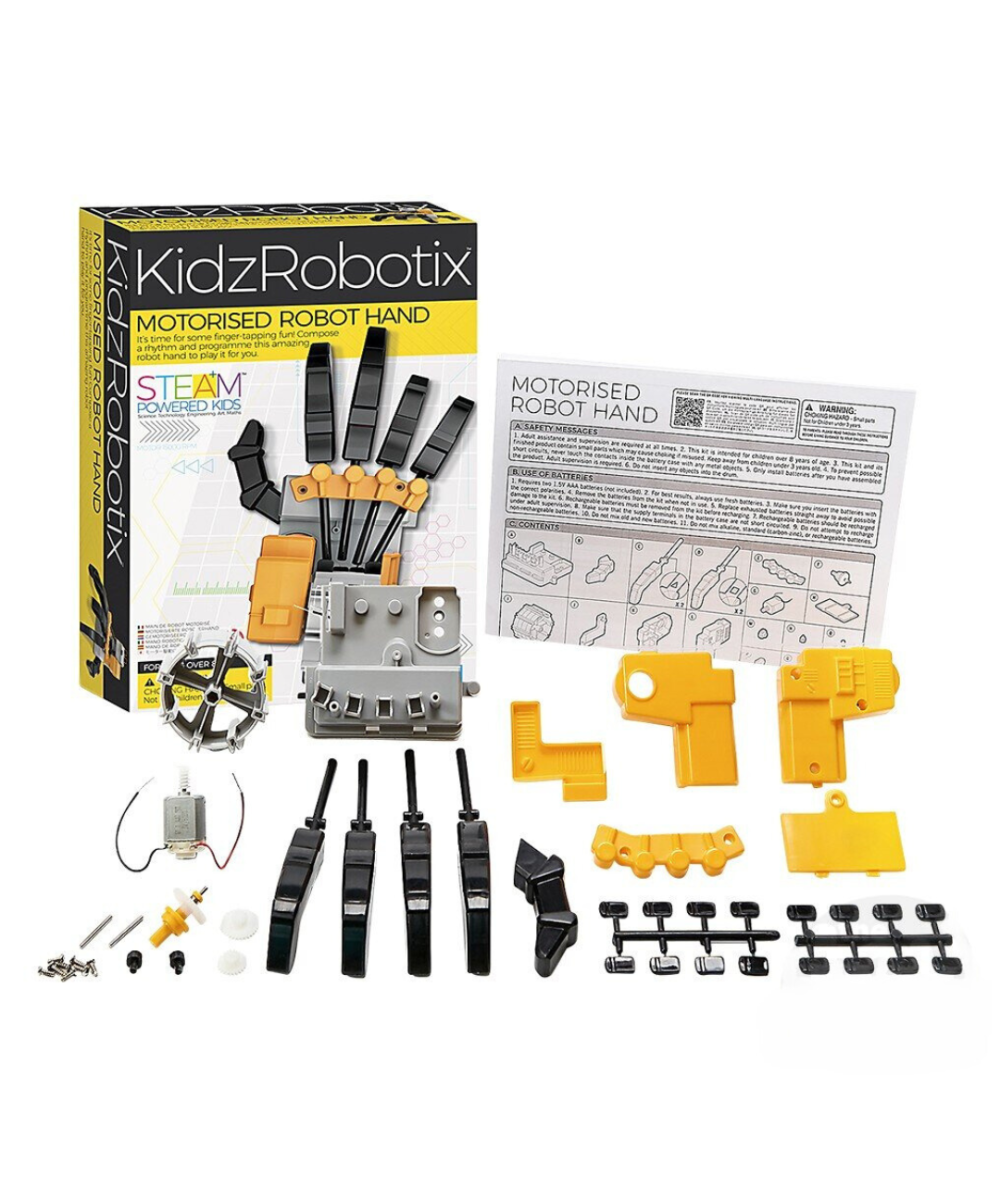 Experimento mano robotica STEM