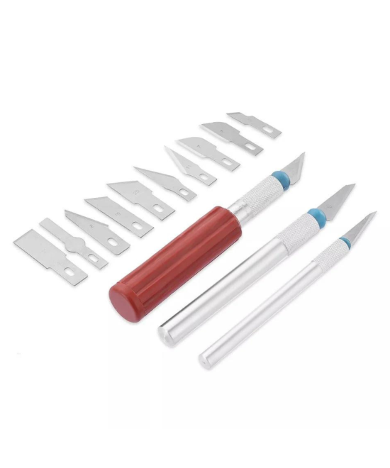 Juego de cuchillas de precisión de 13 piezas