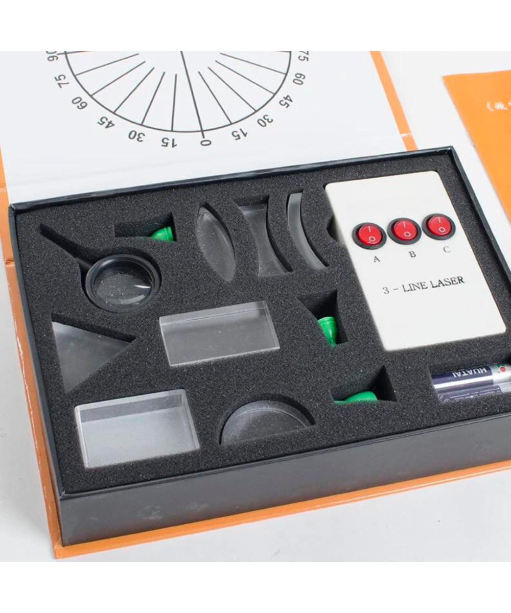 Caja de Experimentos opticos de Fisica para Principiantes