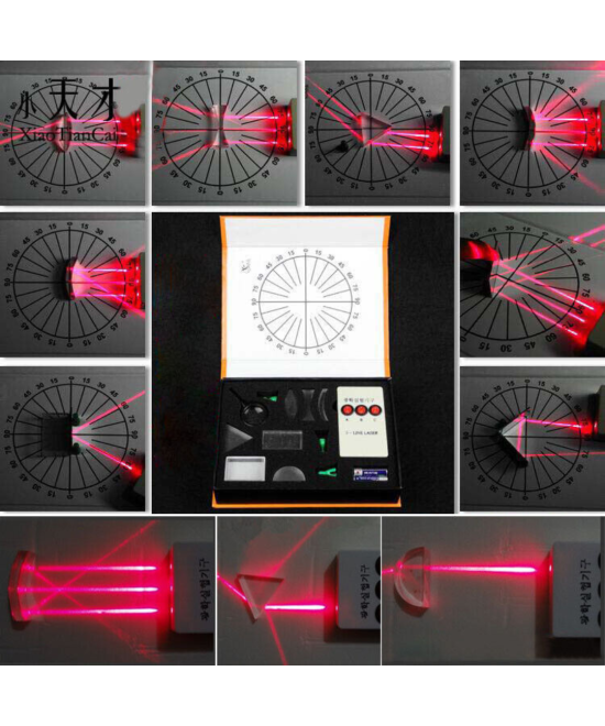 Caja de Experimentos opticos de Fisica para Principiantes