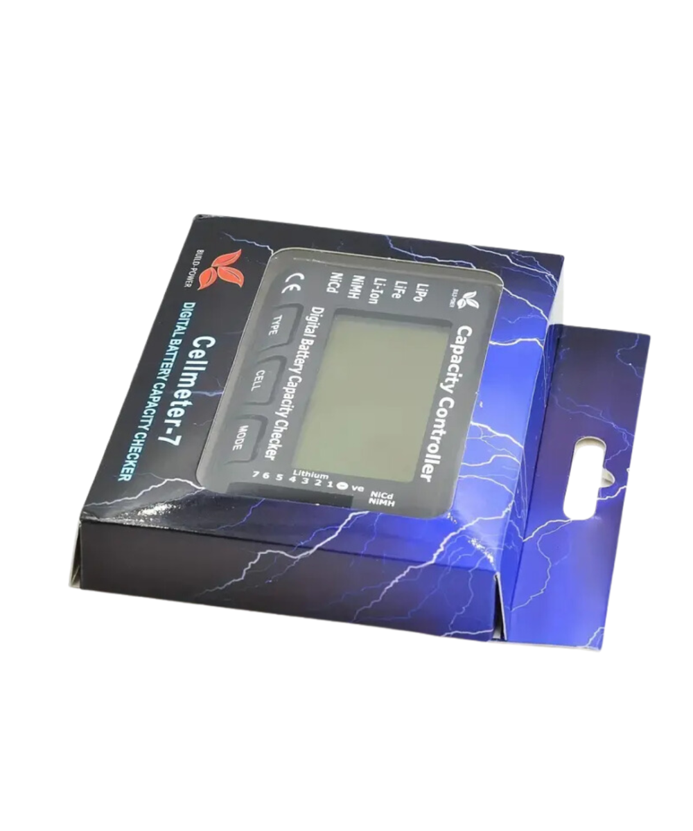 CellMeter-7 Comprobador Digital de Capacidad de Bateria