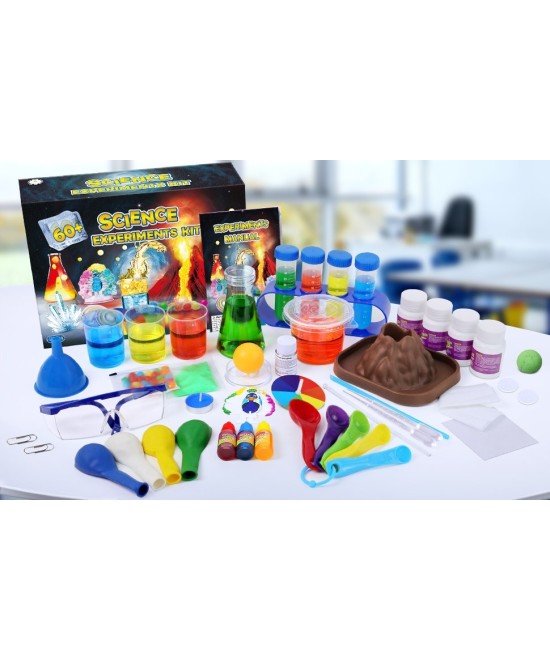kit de 60 experimentos científicos para niños STEM