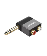 Convertidor de Audio de 6.35mm Estéreo Macho a 2RCA Hembra UGREEN