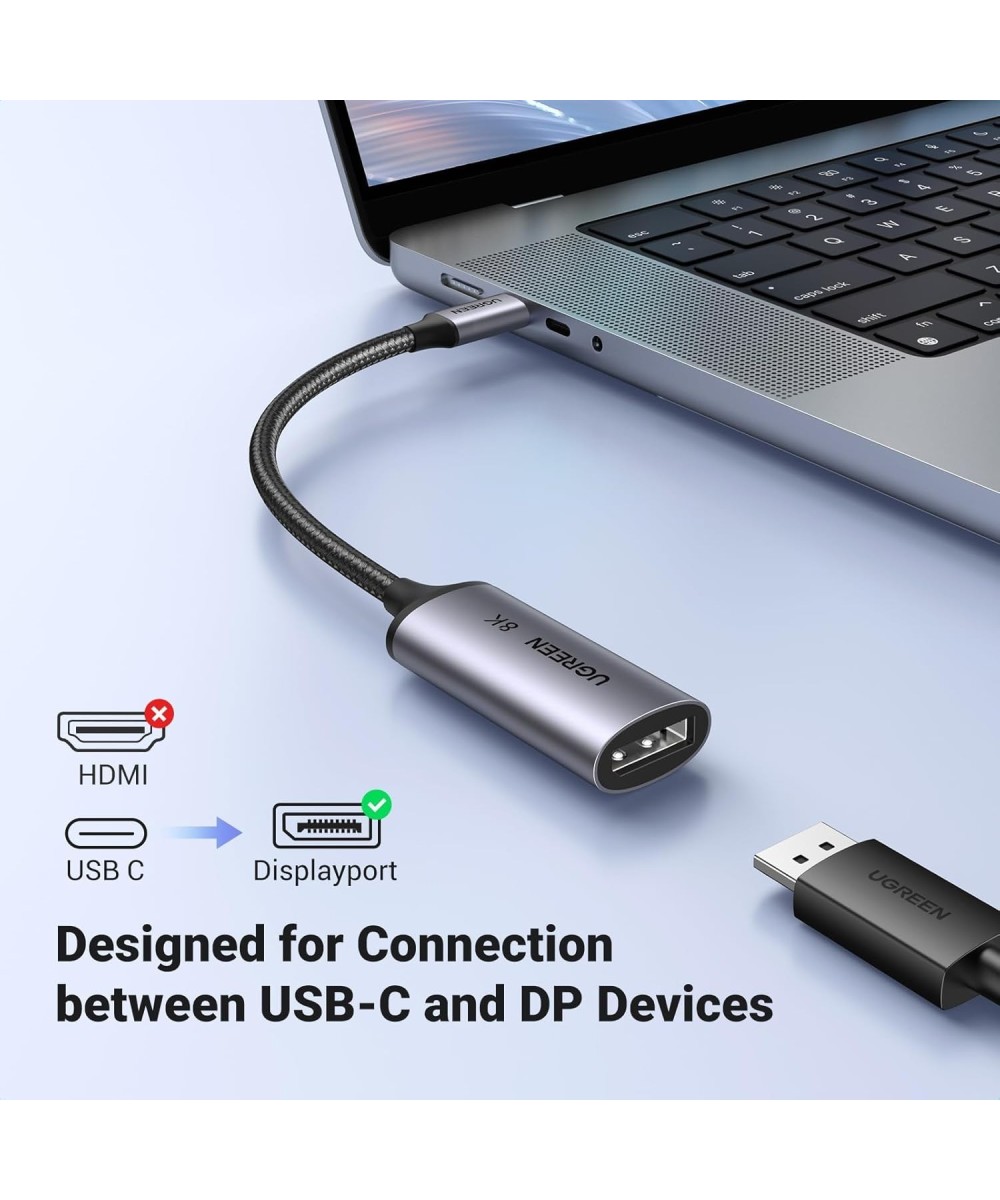 convertidor de USBc a DP1.4 8K UGREEN