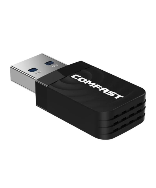 Adaptador WiFi Mini USB de Doble Banda 1300 Mbps COMFAST CF-812AC