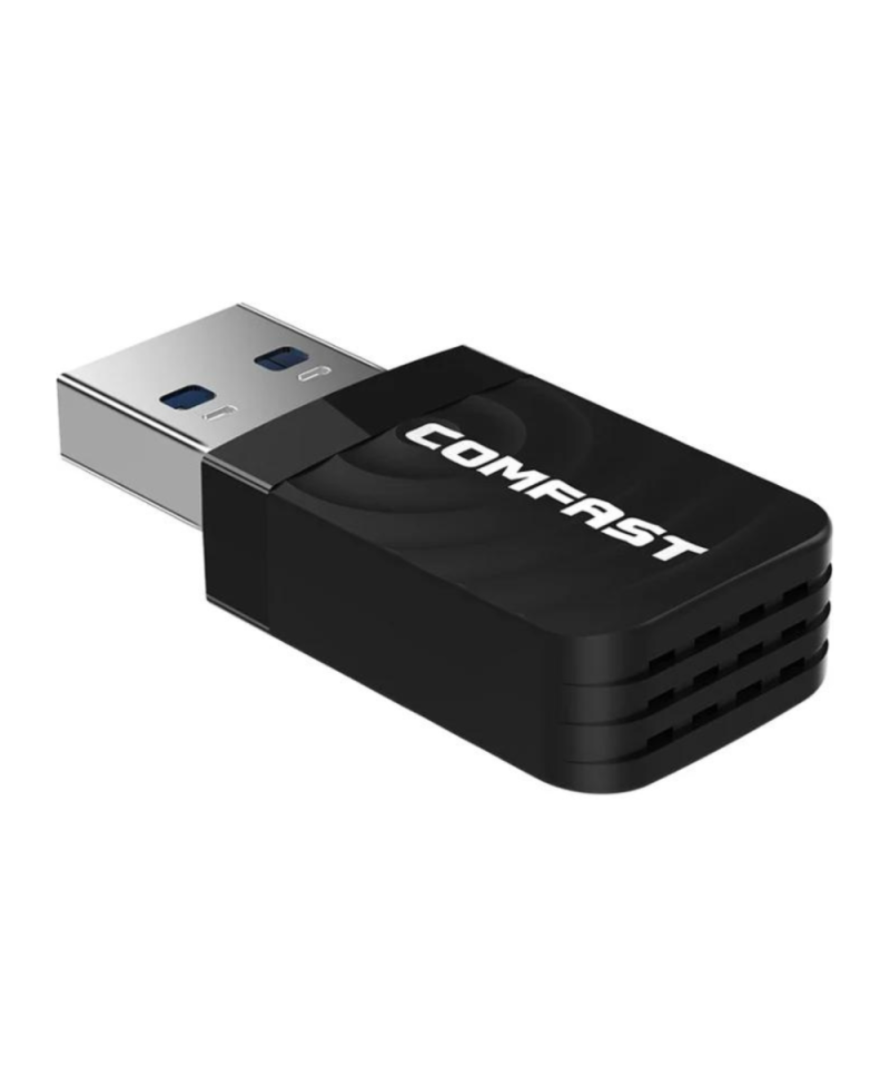 Adaptador WiFi Mini USB de Doble Banda 1300 Mbps COMFAST CF-812AC