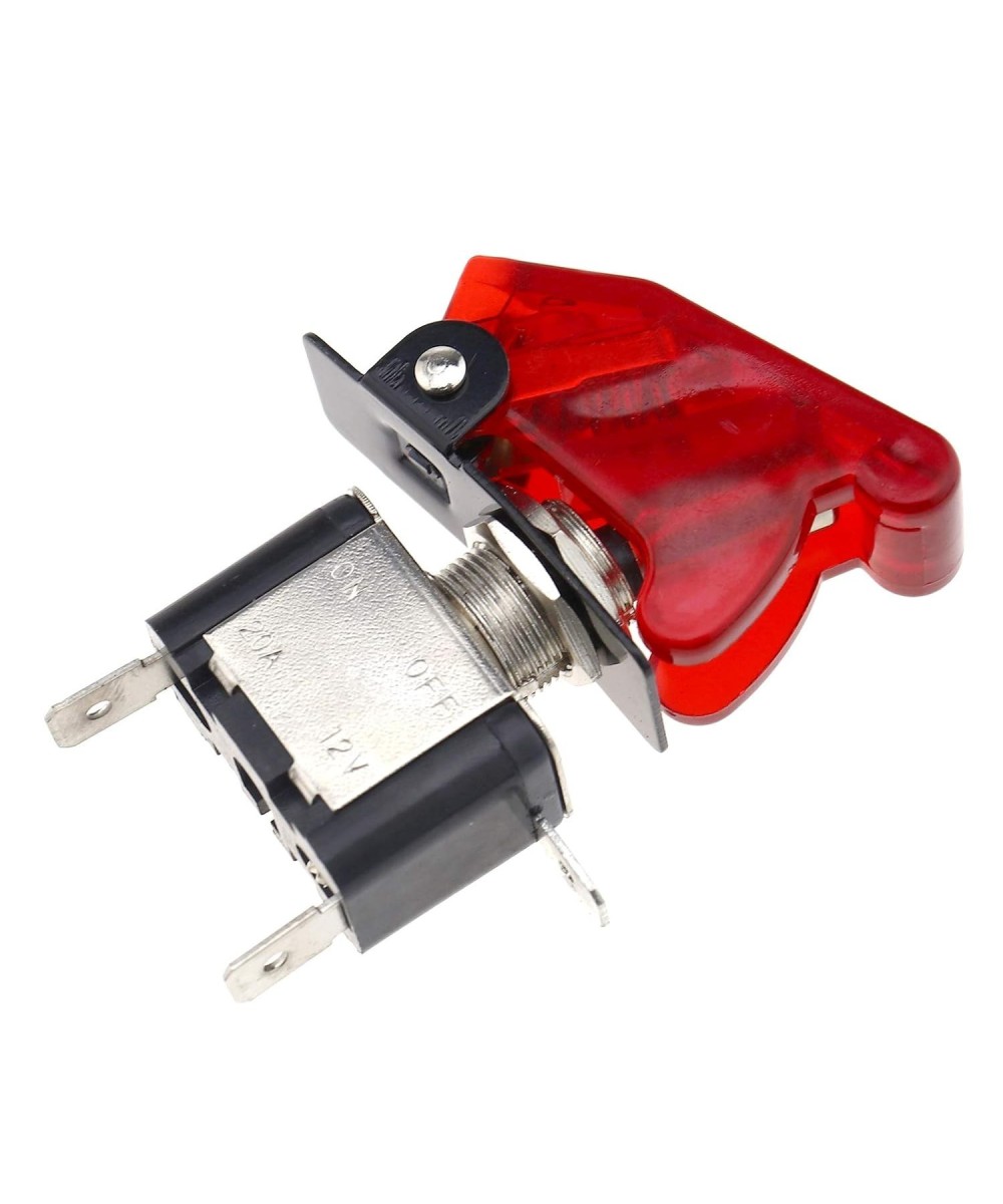 Interruptor de Palanca On - Off con luz rojo 12V 20A (2 posiciones)