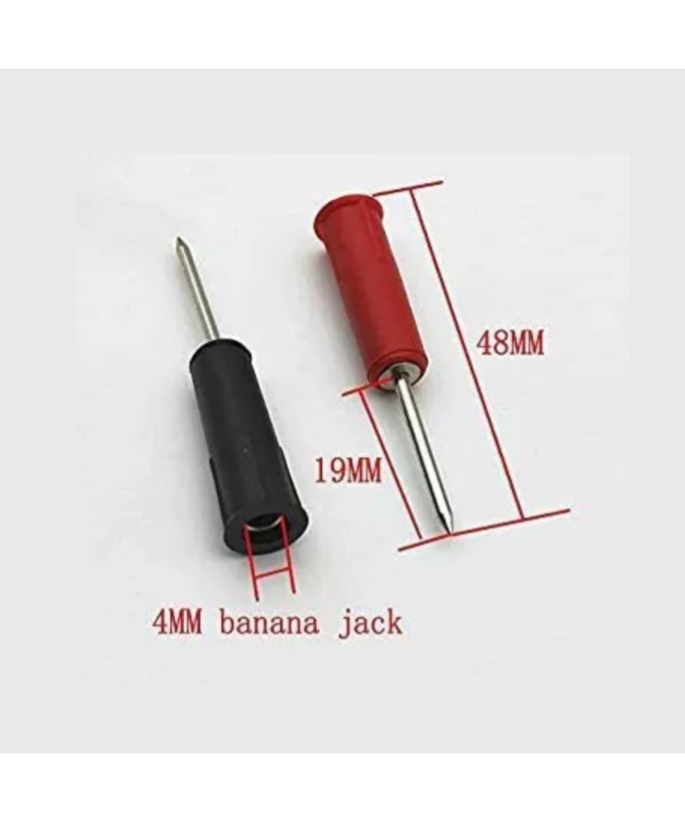 Punta aguja con socket banana hembra 4mm