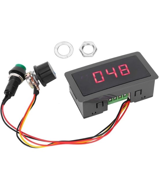 Controlador de velocidad motor PWM con pantalla 6/12/24V