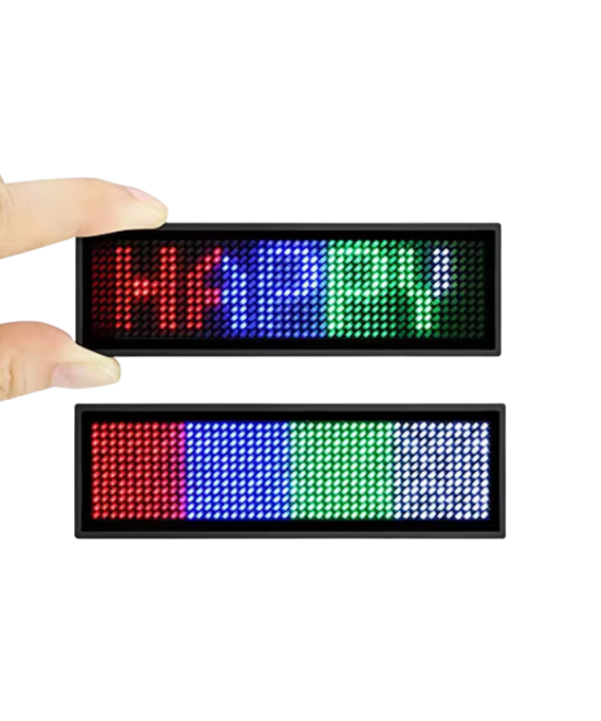 Mini pantalla led 4 colores para nombres