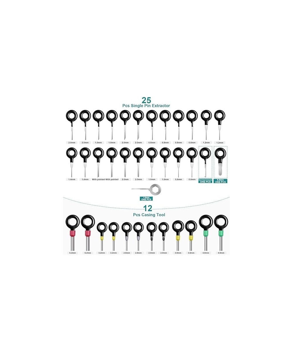 Kit de extraccion de terminales de cables 77 piezas