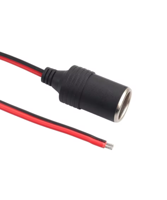 Conector para cigarrera 12V 10A Max 120W Hembra - Macho