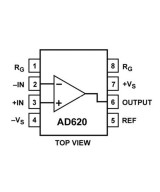 Semiconductor CI amplificador DIP AD620AN