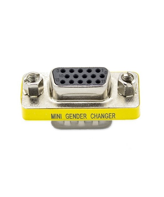 Acoplador DB15  VGA Hembra /Hembra