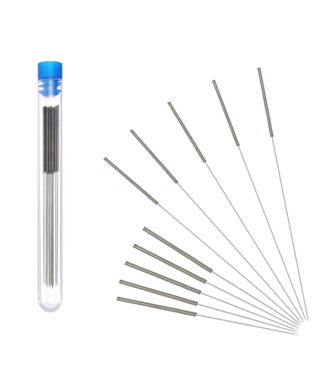 Varilla limpiadora de boquilla para Impresora 3D Oro y plata 0.15mm - 1.00mm