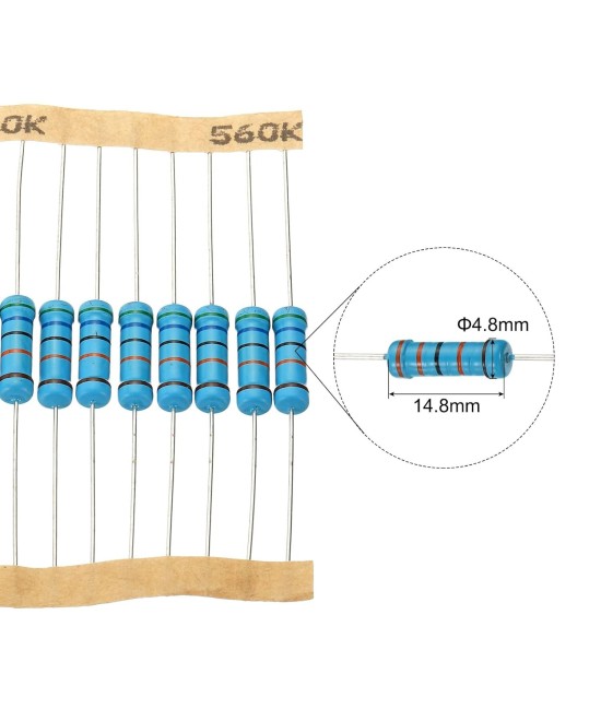 Kit de resistencias 23 valores (230U) 22ohm-1M 2W