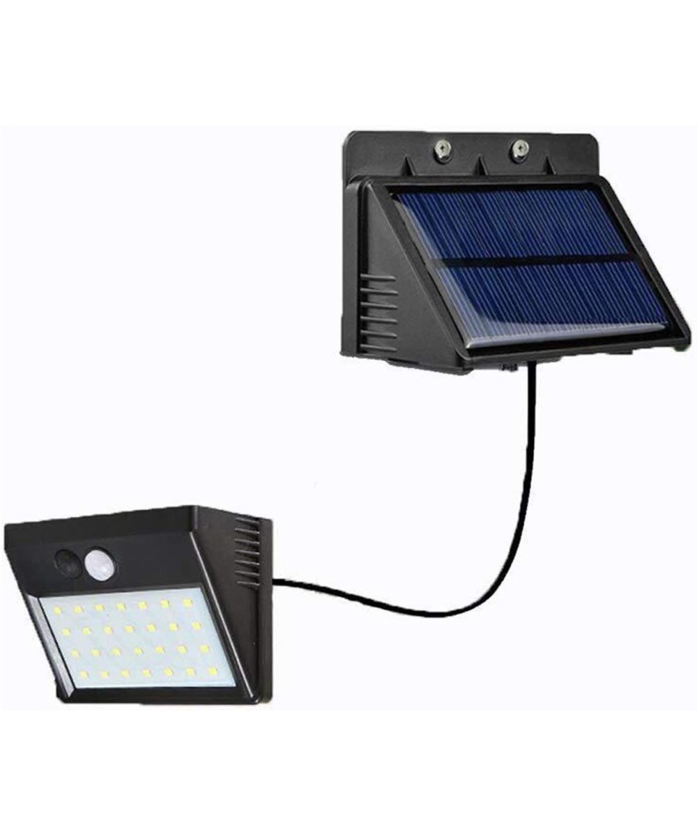 Lampara solar con sensor de movimiento 30LEDs 40W vertical y horizontal