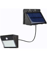 Lampara solar con sensor de movimiento 30LEDs 40W vertical y horizontal