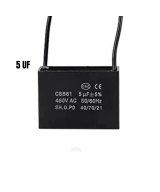 Capacitor de arranque de motor de ventilador CBB61 450V 0.8UF - 25UF