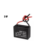 Capacitor de arranque de motor de ventilador CBB61 450V 0.8UF - 25UF