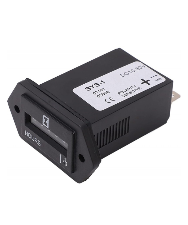 Medidor de Horas DC 10-80V (Horometro)