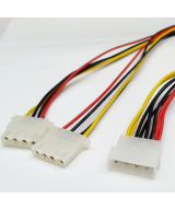 separador de cable energia sata 4 pines 3 salidas