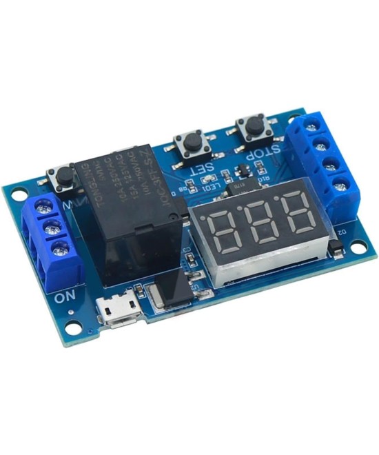 Modulo rele 1 canal con pantalla JZ-801