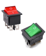 Interruptor KCD4 6 pines con luz