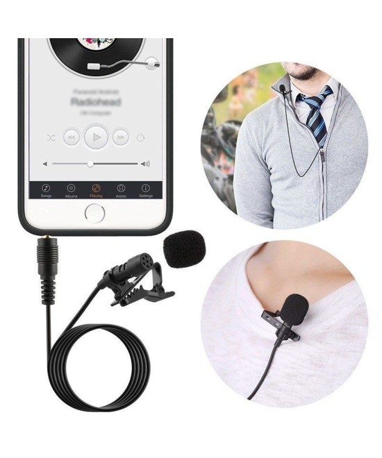 mini Microfono Lavalier