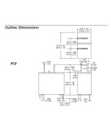 Rele de potencia PCF-112D2M 12V DC 25A