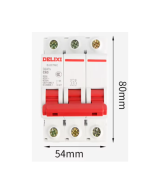 Interruptor disyuntor 3 polos 25A - 63A DELIXI