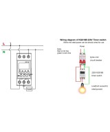 Timer temporizador 220V 10A DELIXI KG816B