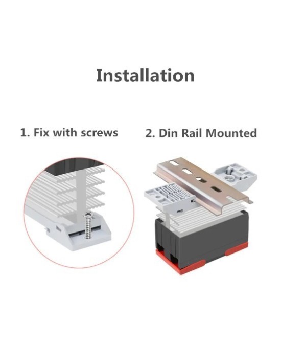 Rele de estado solido para riel DIN GSR2-1-60DA/100DA
